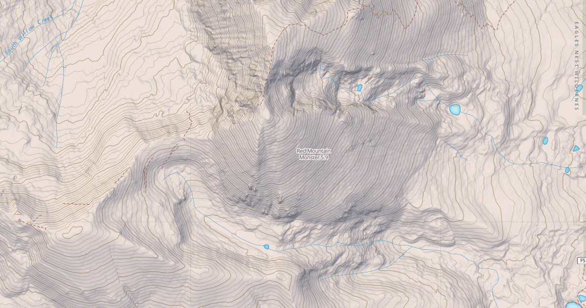 Map preview of Red Mountain Monster