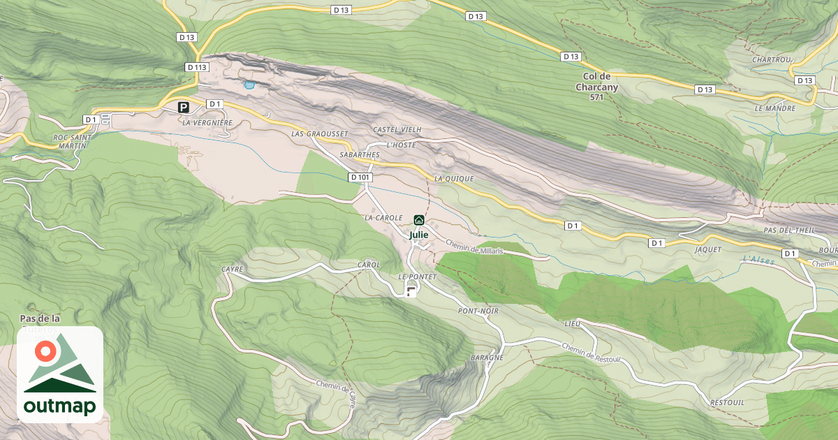 Map of Julie