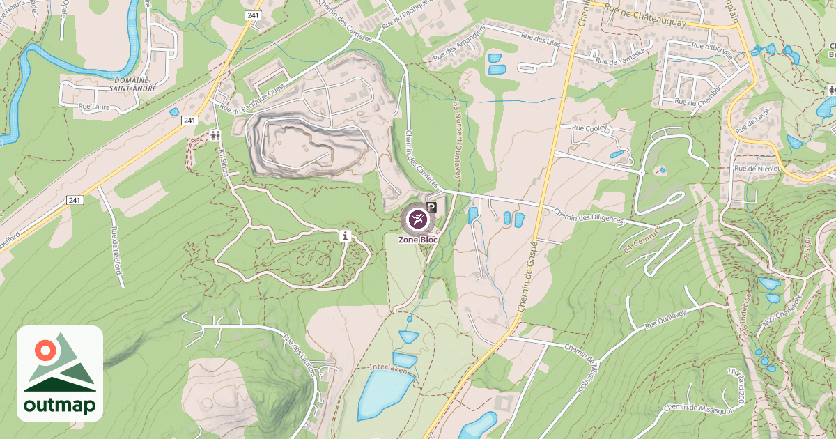 Map of Zone Bloc