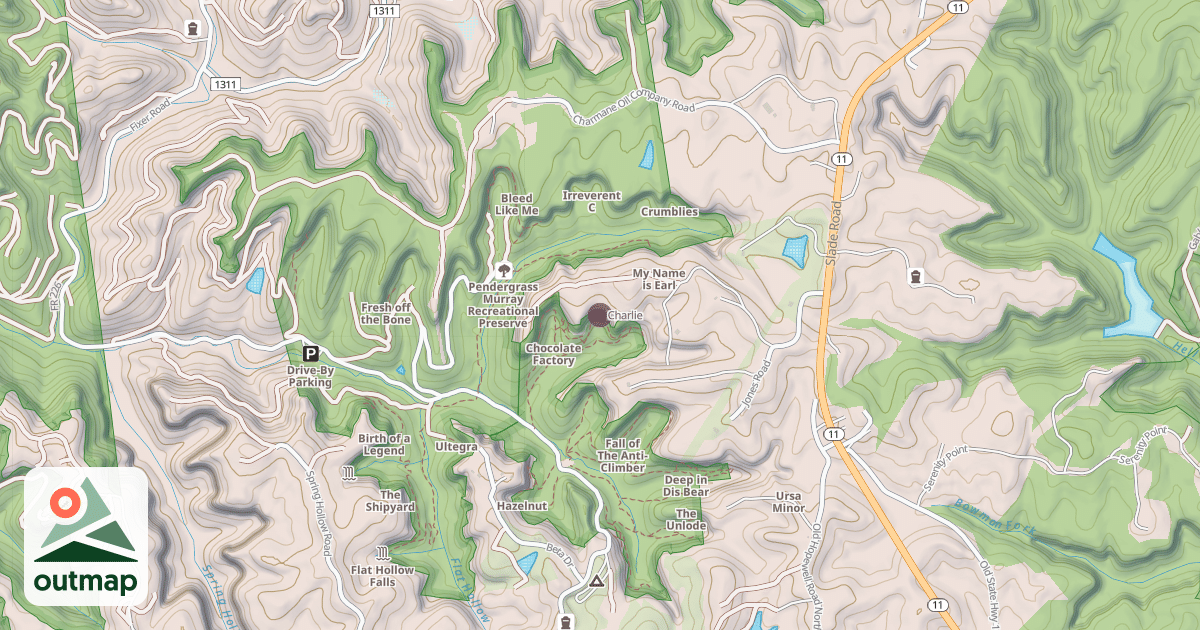 Map of Charlie