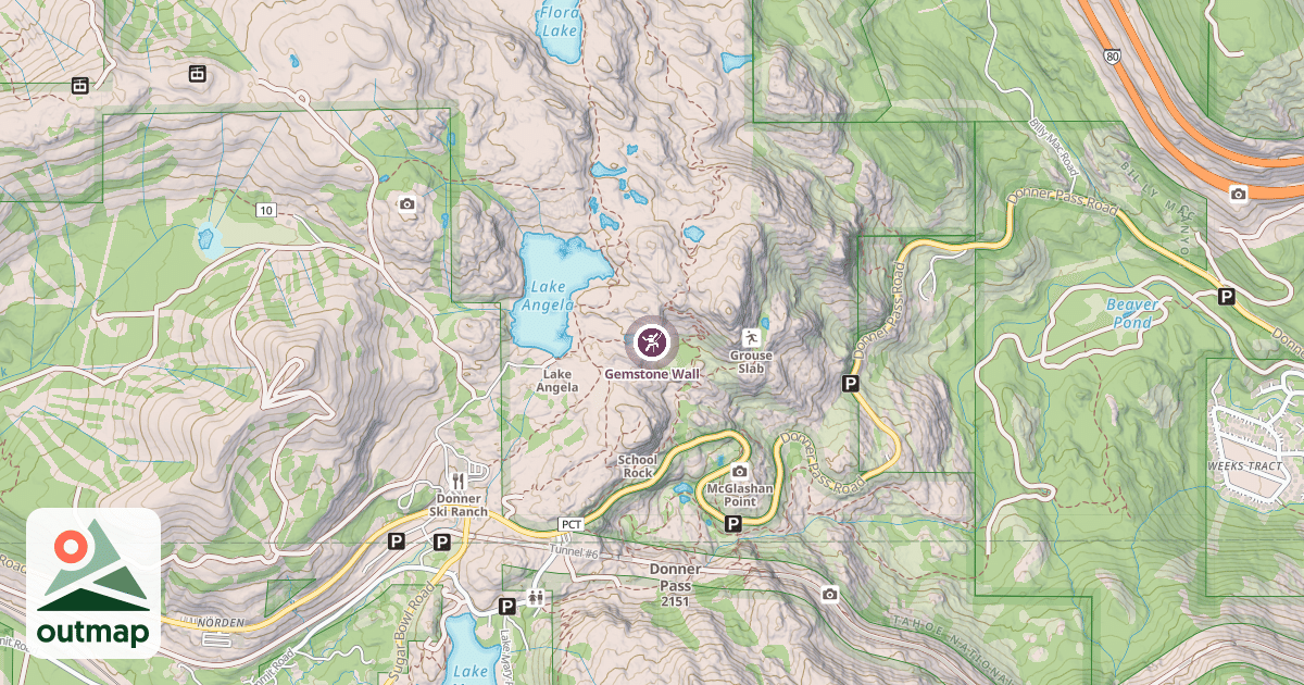 Map of Gemstone Wall