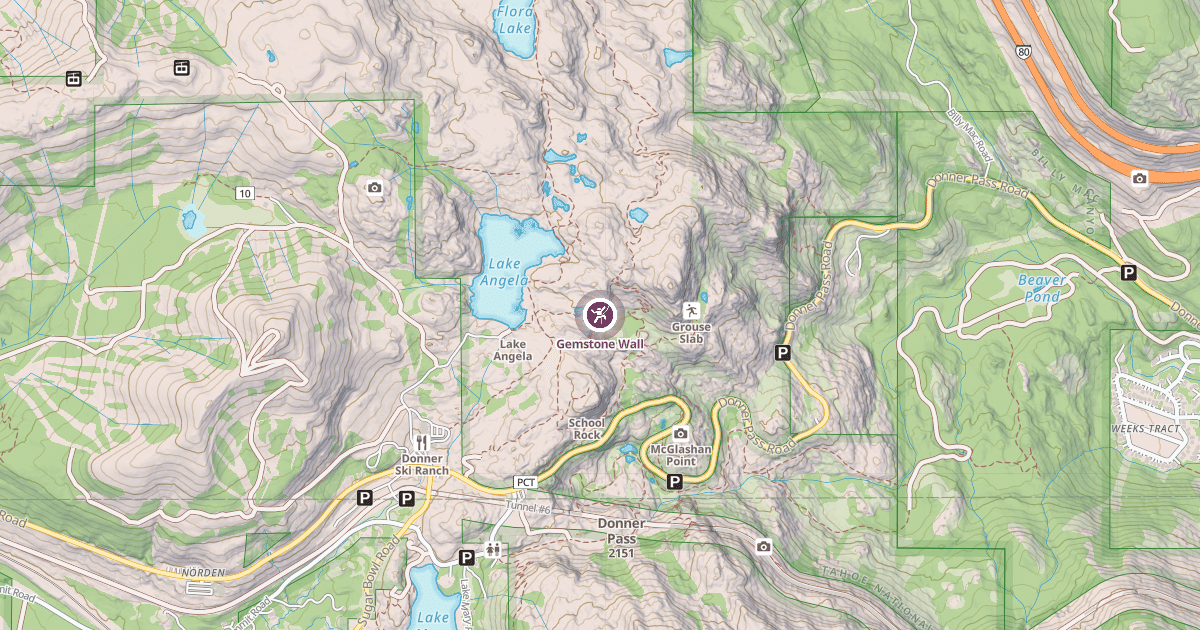 Map preview of Gemstone Wall