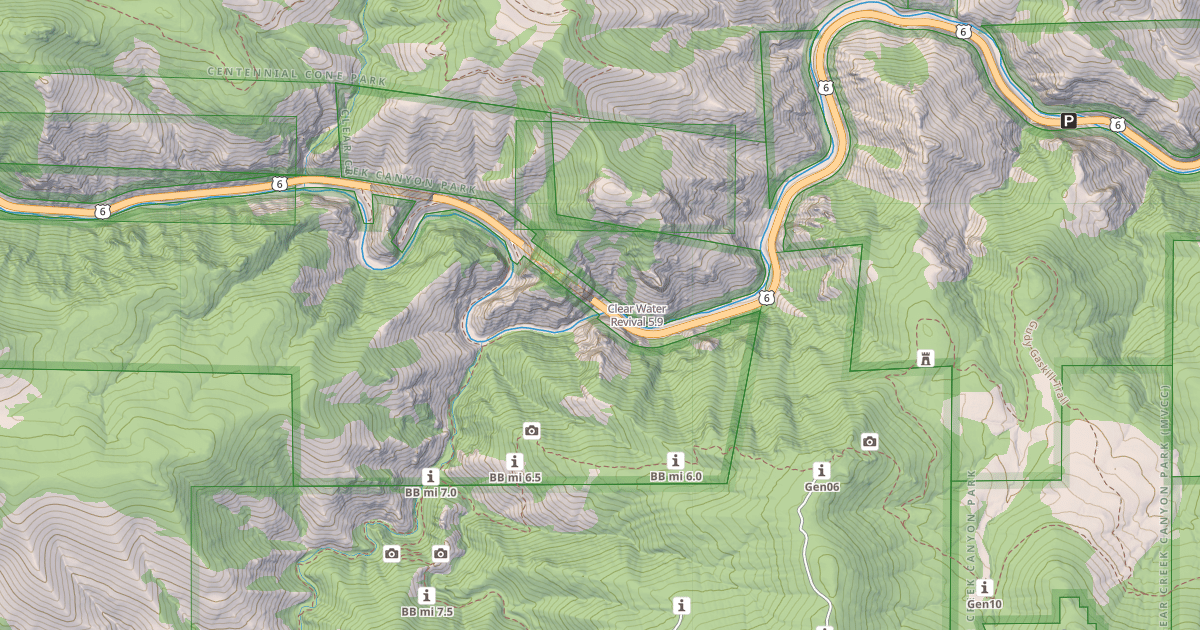 Map preview of Clear Water Revival