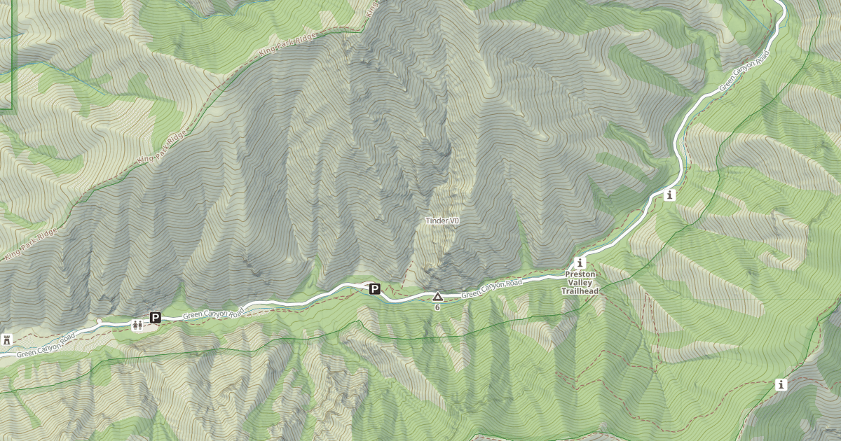 Map preview of Tinder