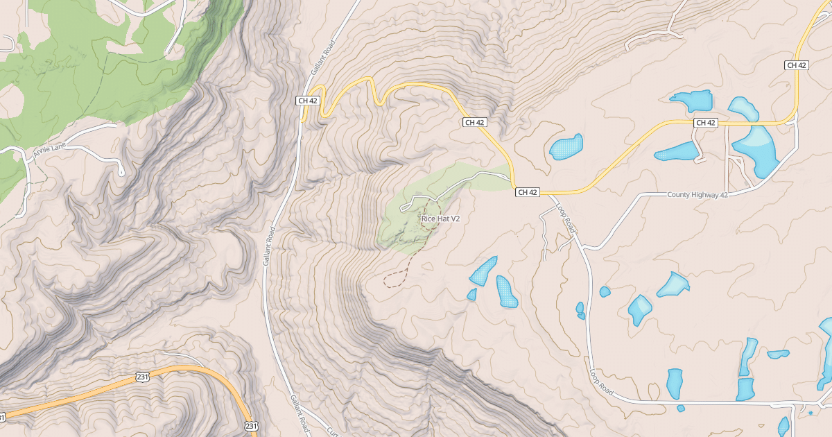 Map preview of Rice Hat