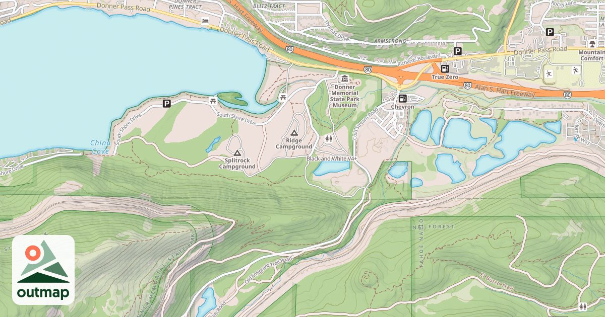 Map of Black and White