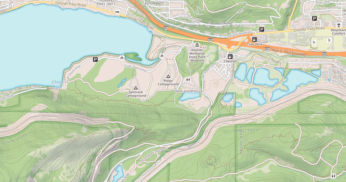 Map preview of Black and White