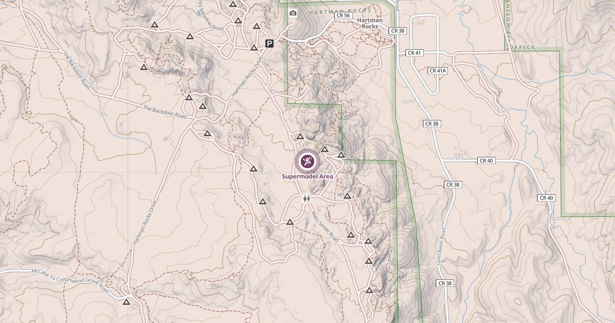 Map preview of Supermodel Area