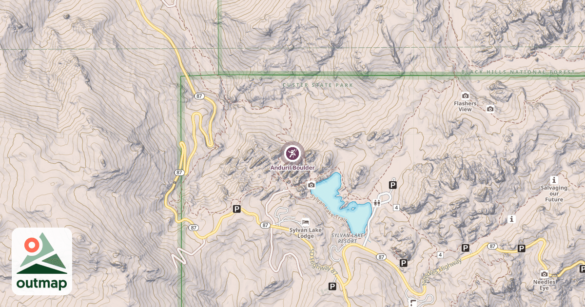 Map of Anduril Boulder