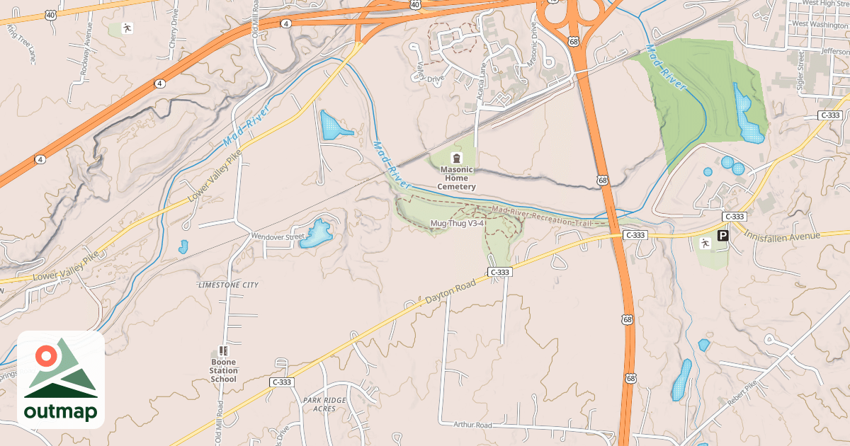 Map of Mug Thug