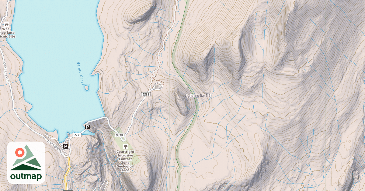 Map of Lightning Bar