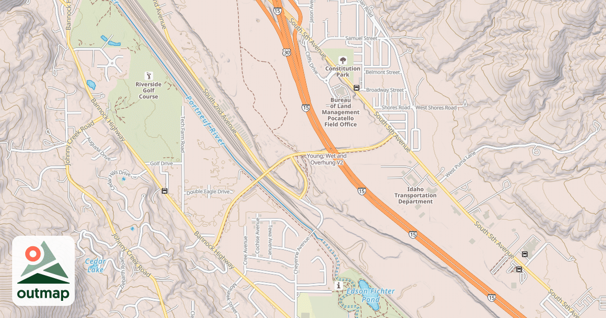 Map of Young, Wet and Overhung