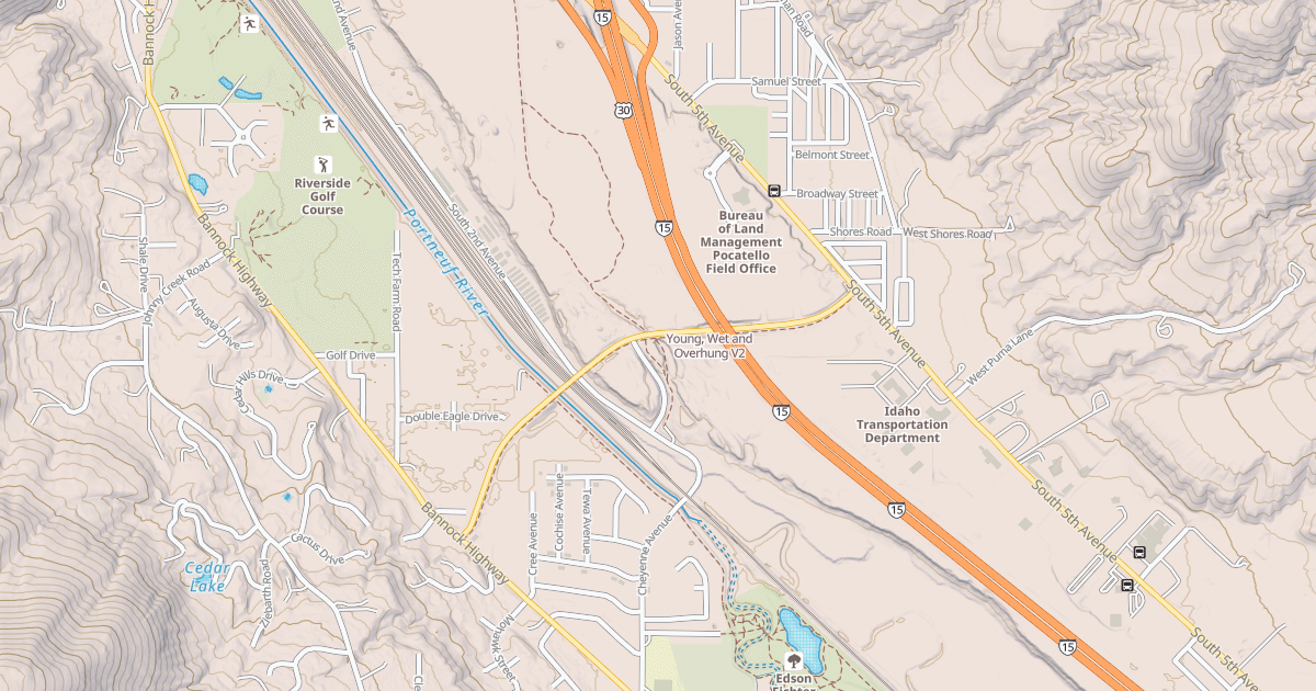 Map preview of Young, Wet and Overhung