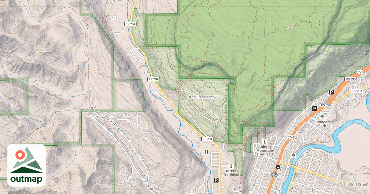 Map of Hand Crack Right