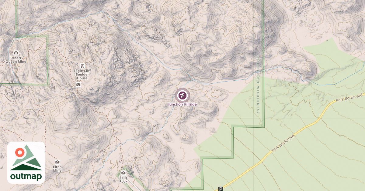 Map of Junction Hillside