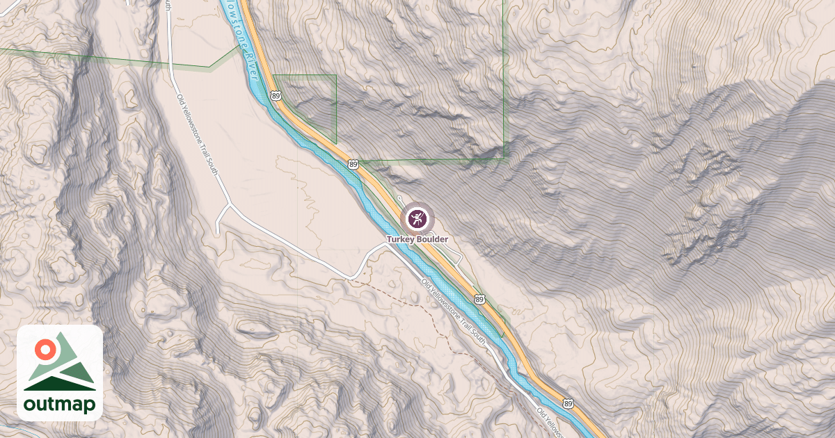 Map of Turkey Boulder