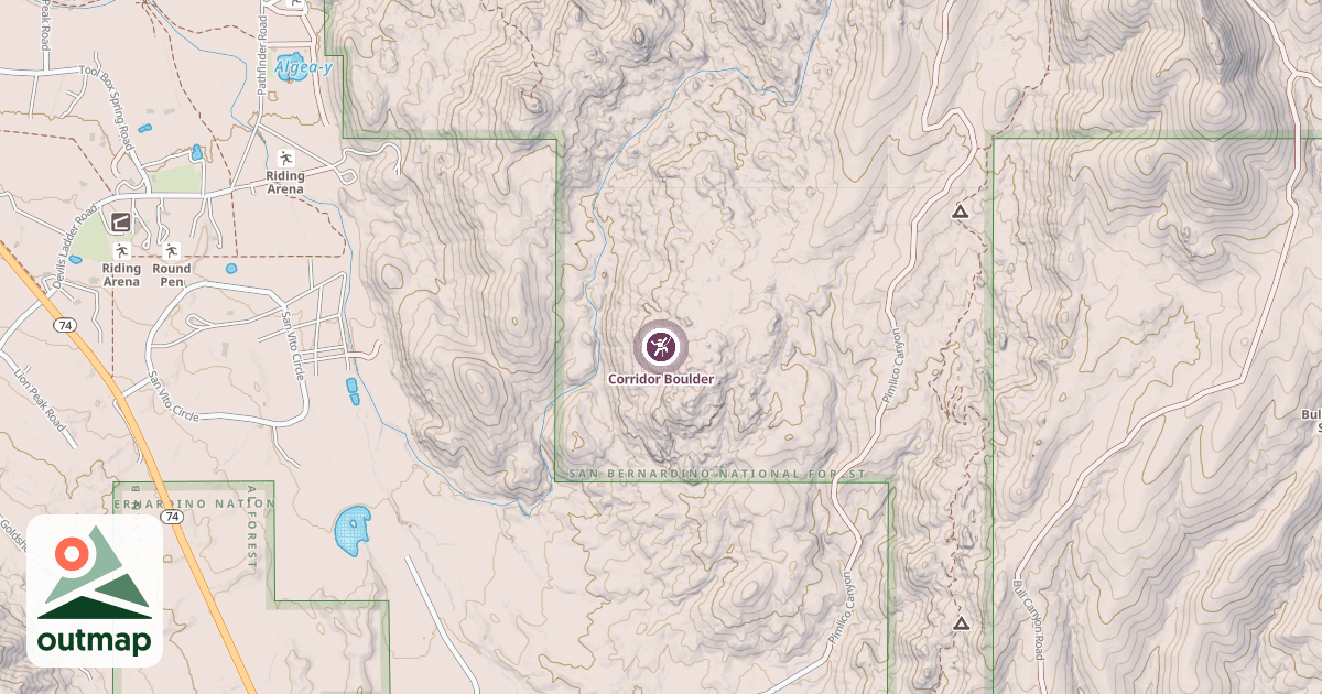 Map of Corridor Boulder