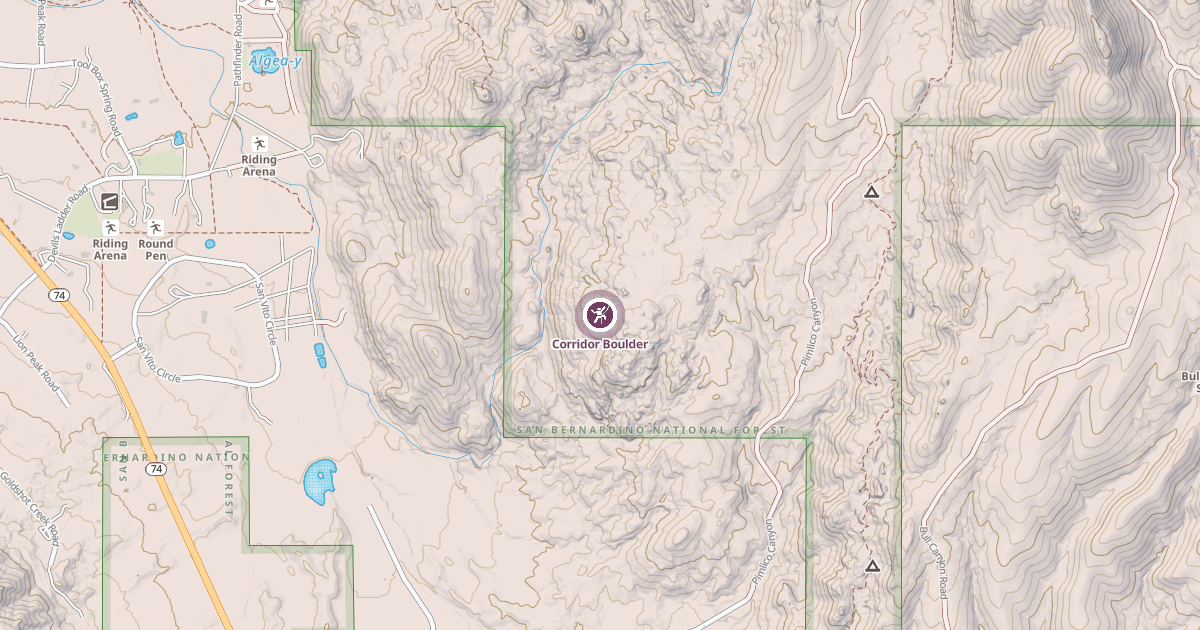 Map preview of Corridor Boulder