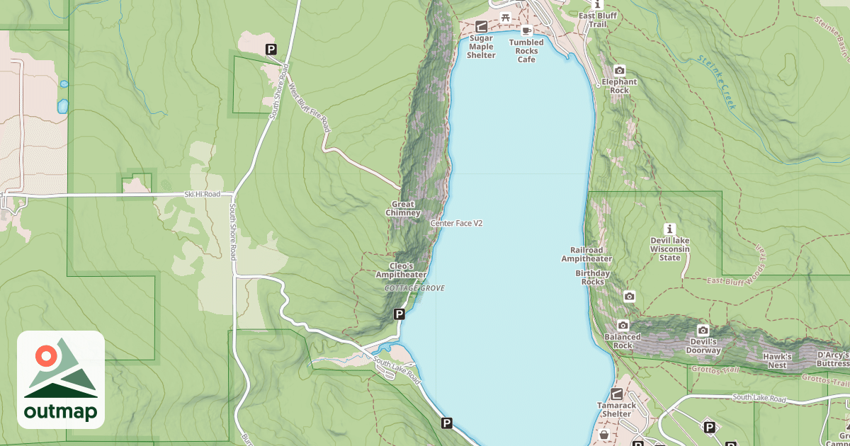 Map of Center Face