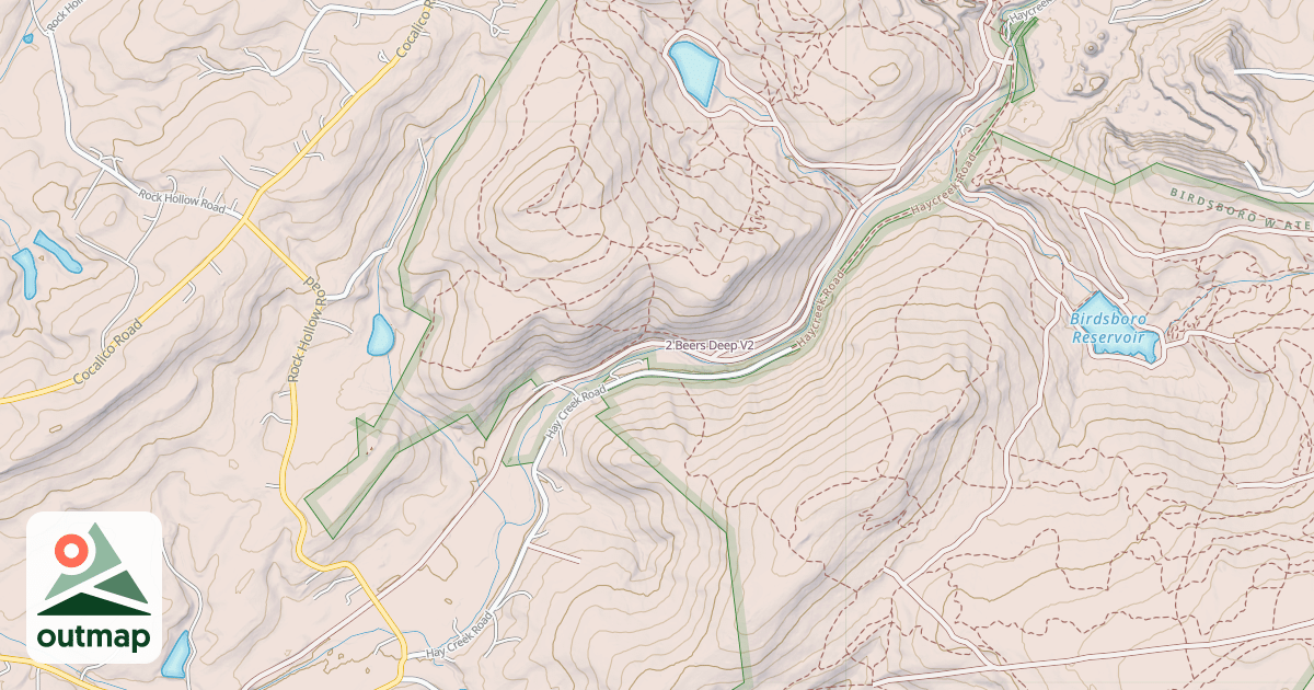 Map of 2 Beers Deep