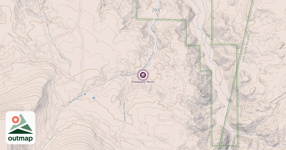 Map of Predators' Perch