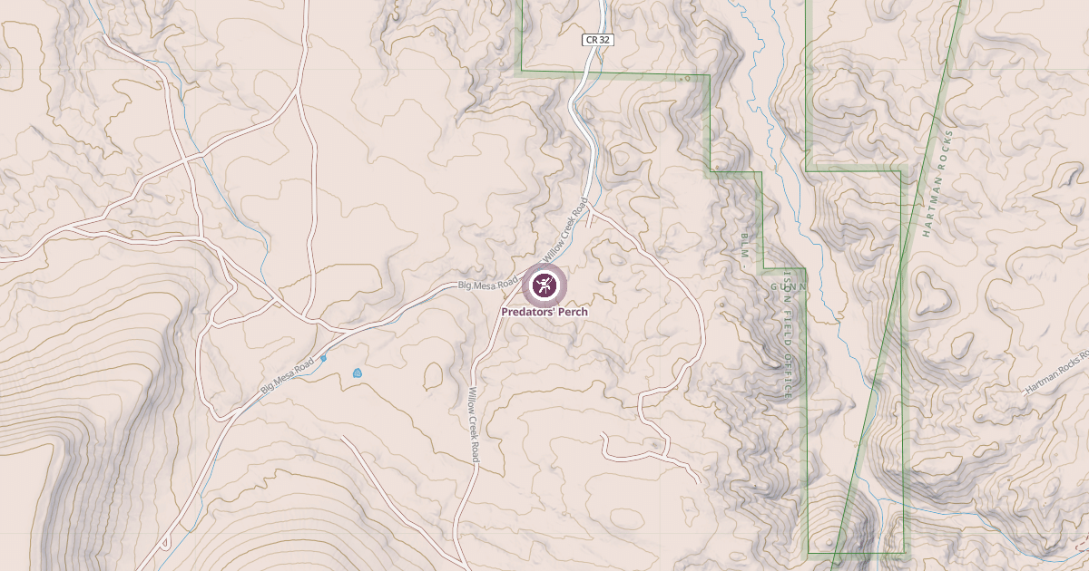 Map preview of Predators' Perch