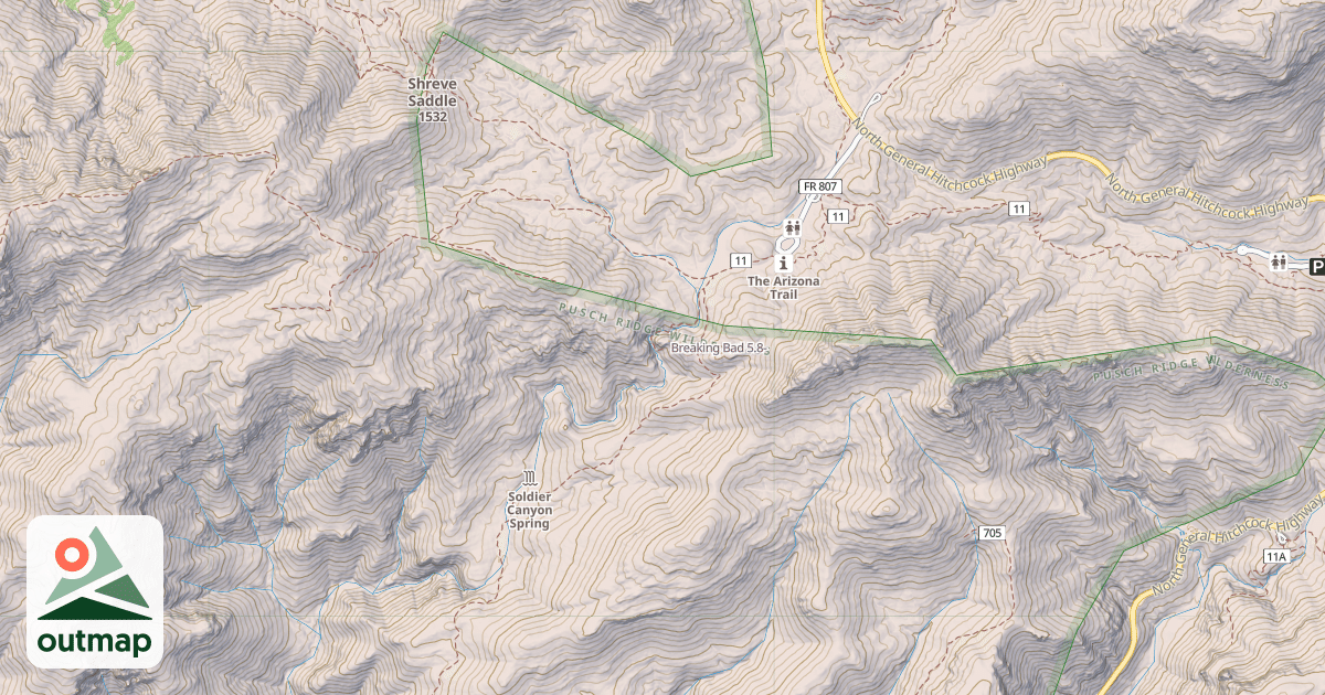 Map of Breaking Bad