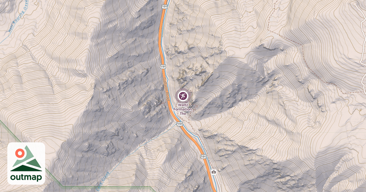 Map of Waltz Formation, The