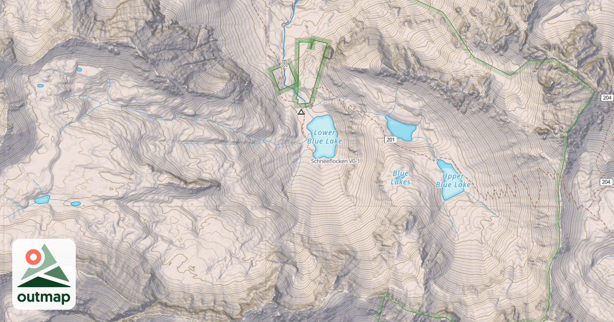 Map of Schneeflocken