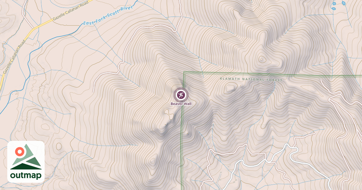 Map of Beaver Wall