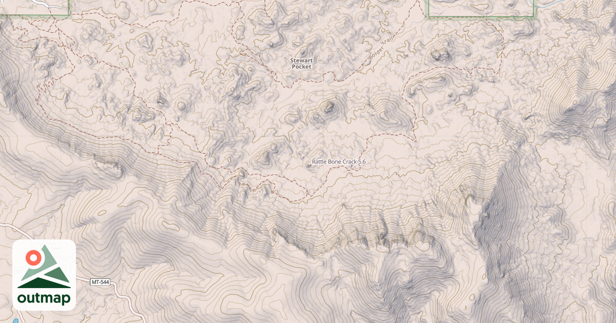 Map of Rattle Bone Crack