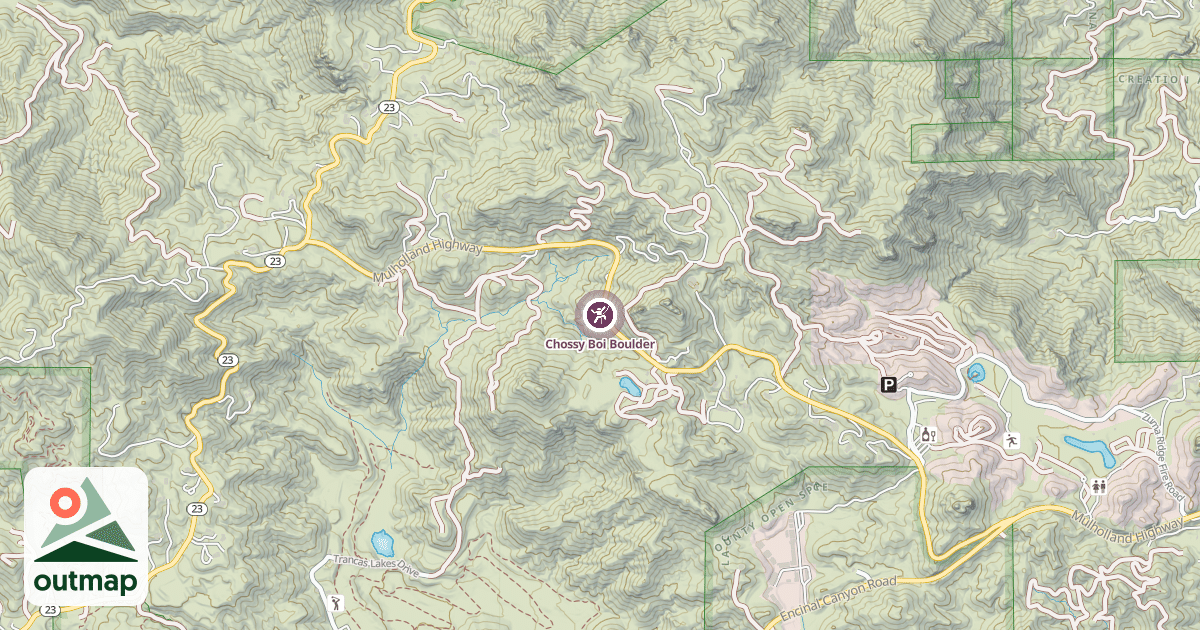 Map of Chossy Boi Boulder