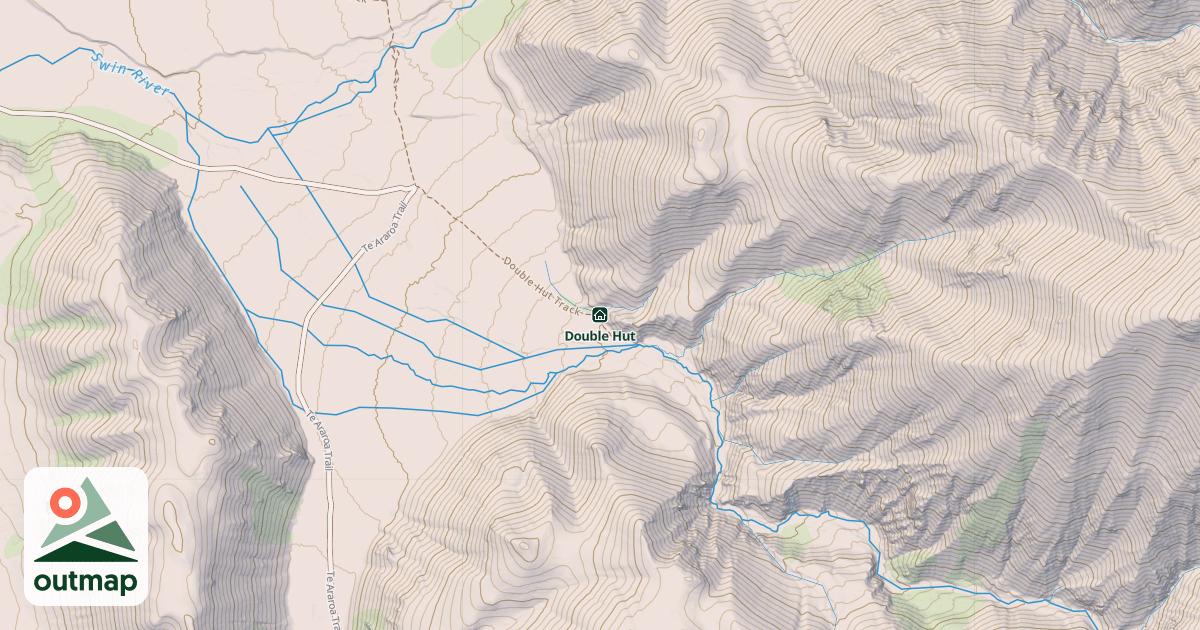 Map of Double Hut