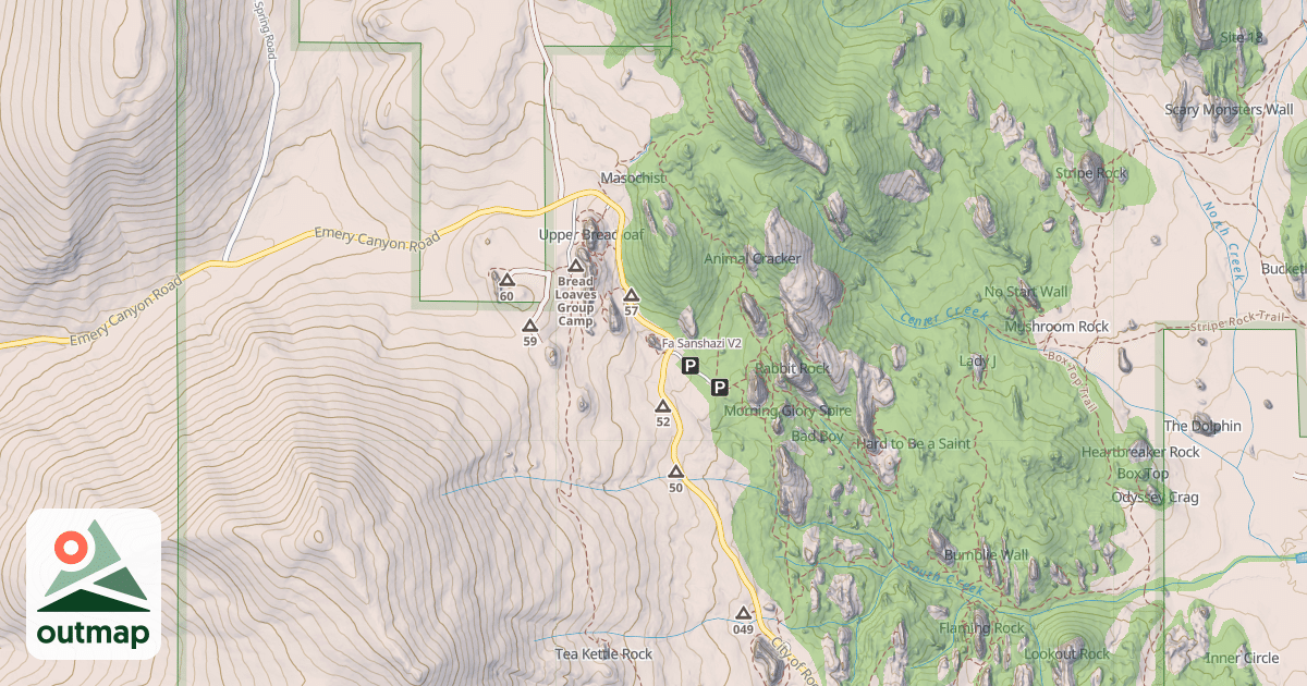 Map of Fa Sanshazi