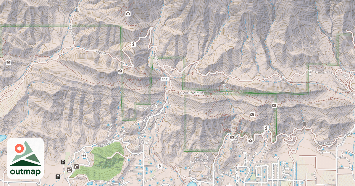 Map of I Love L.A.