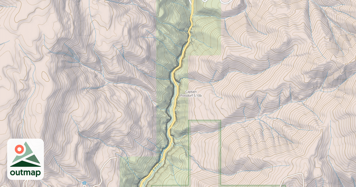 Map of Captain Potsdorf