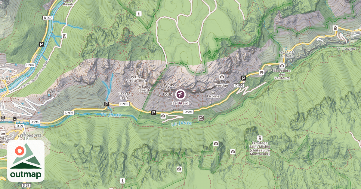Map of Le Bitard