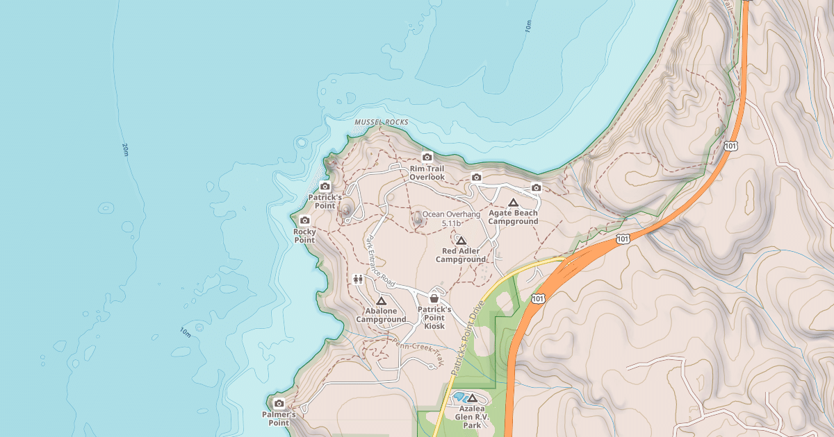 Map preview of Ocean Overhang