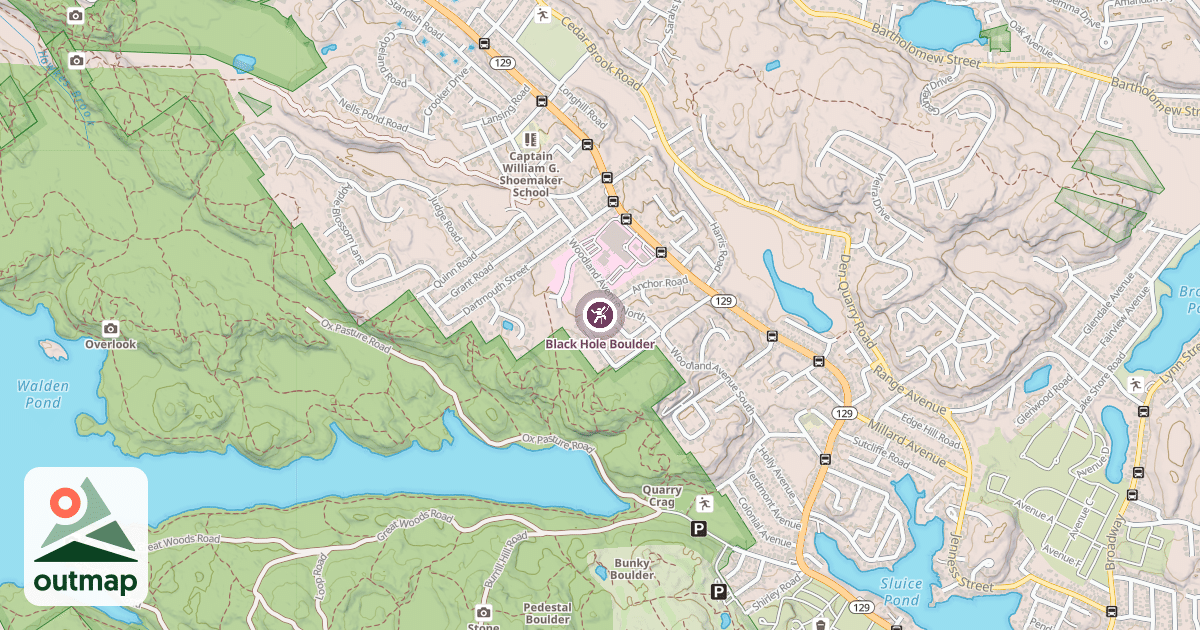 Map of Black Hole Boulder