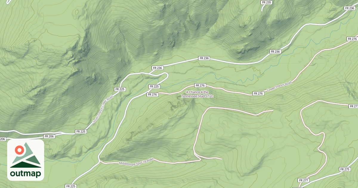Map of A Chance 4 the Tennessee Stud