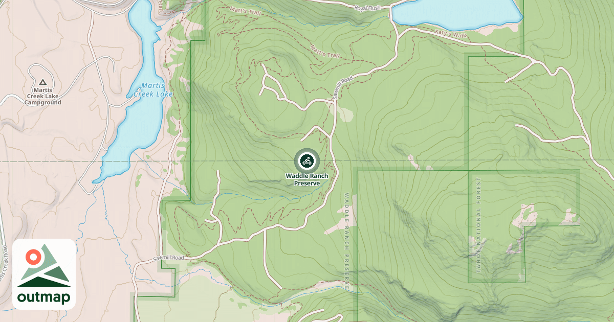 Map of Waddle Ranch Preserve