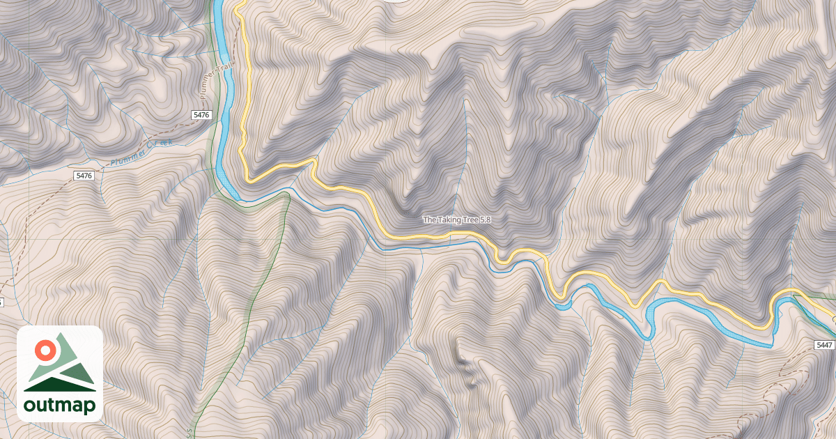 Map of The Taking Tree