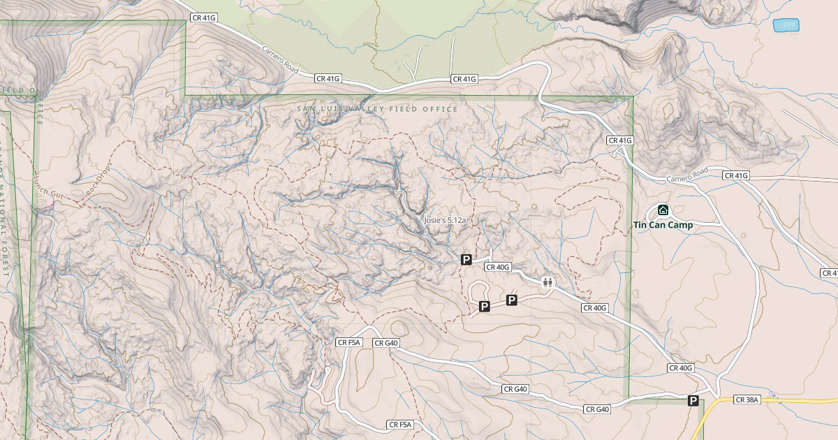 Map preview of Josie's
