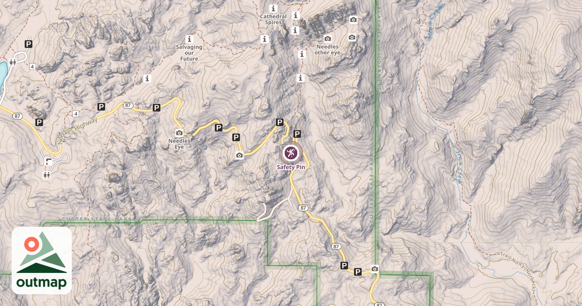 Map of Safety Pin