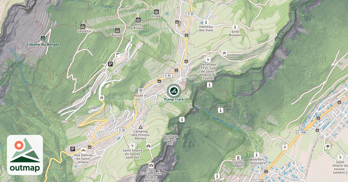 Map of Pump Track