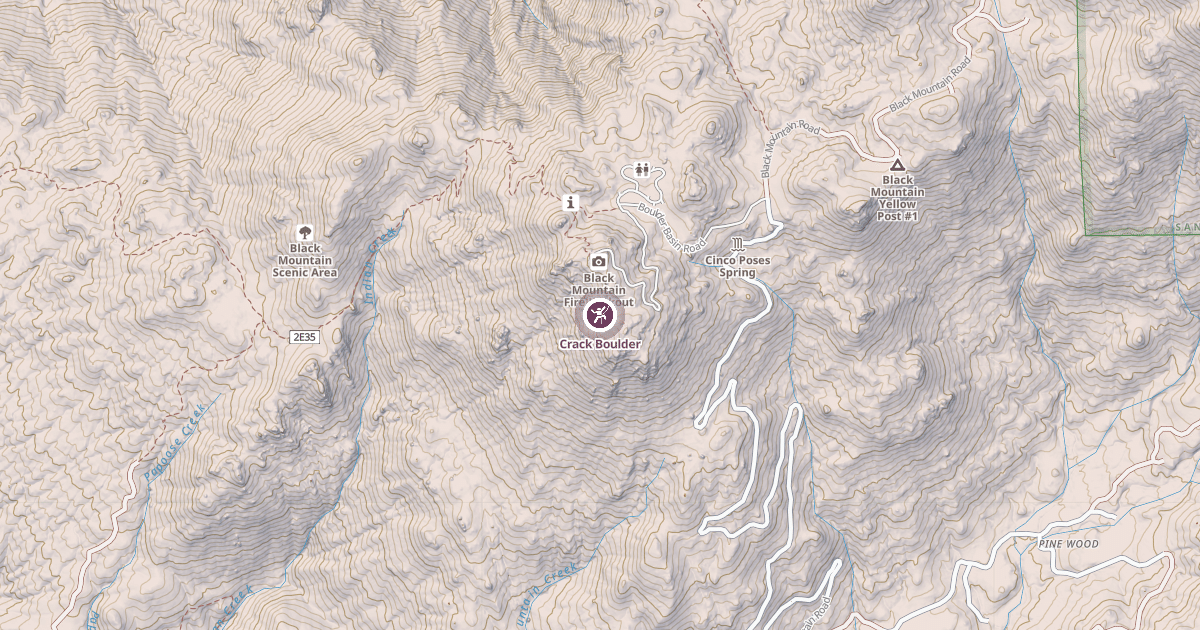 Map preview of Crack Boulder