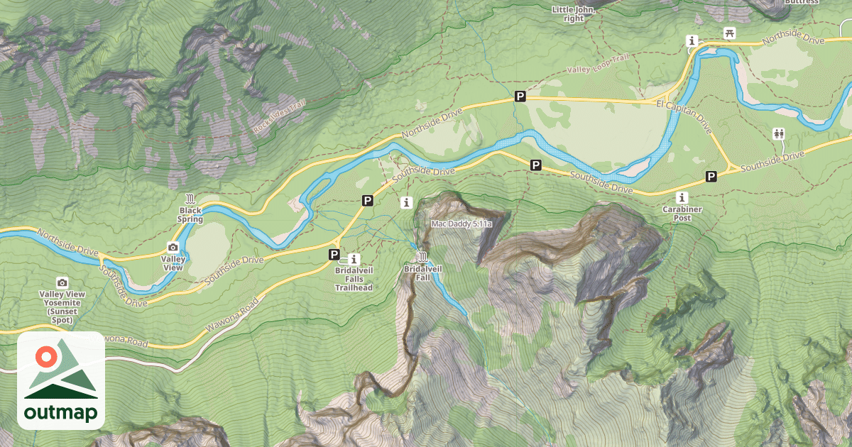 Map of Mac Daddy