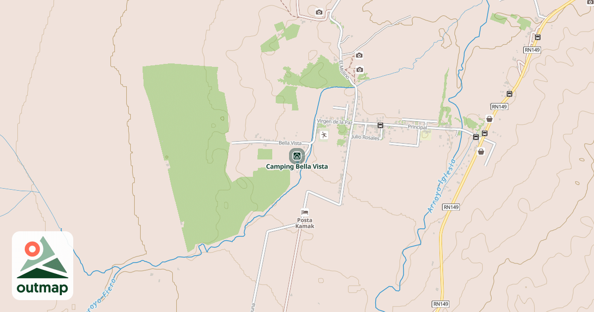 Map of Camping Bella Vista