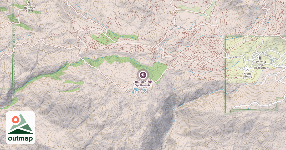 Map of J Boulder (aka Op Phoenix)