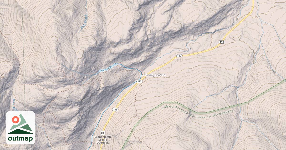 Map of Roaring Lion